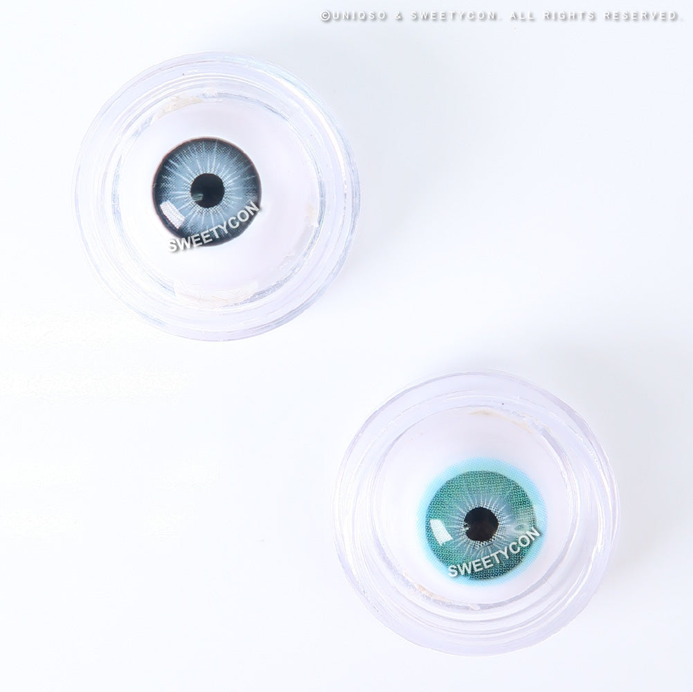 Sweety Hidrocor II Blue (1 lens/pack)-Colored Contacts-SweetyCon