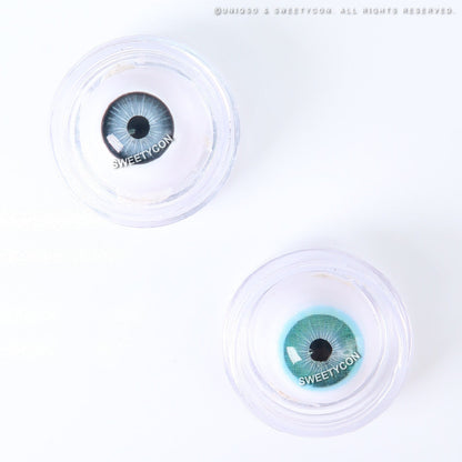 Sweety Hidrocor II Blue (1 lens/pack)-Colored Contacts-SweetyCon