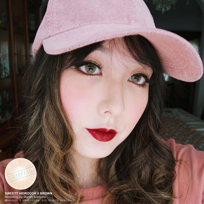 Sweety Hidrocor II Brown (1 lens/pack)-Colored Contacts-SweetyCon