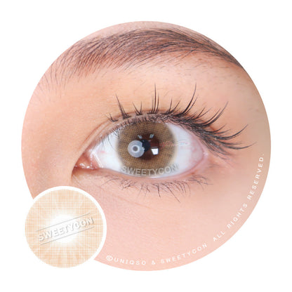 Sweety Hidrocor II Brown (1 lens/pack)-Colored Contacts-SweetyCon