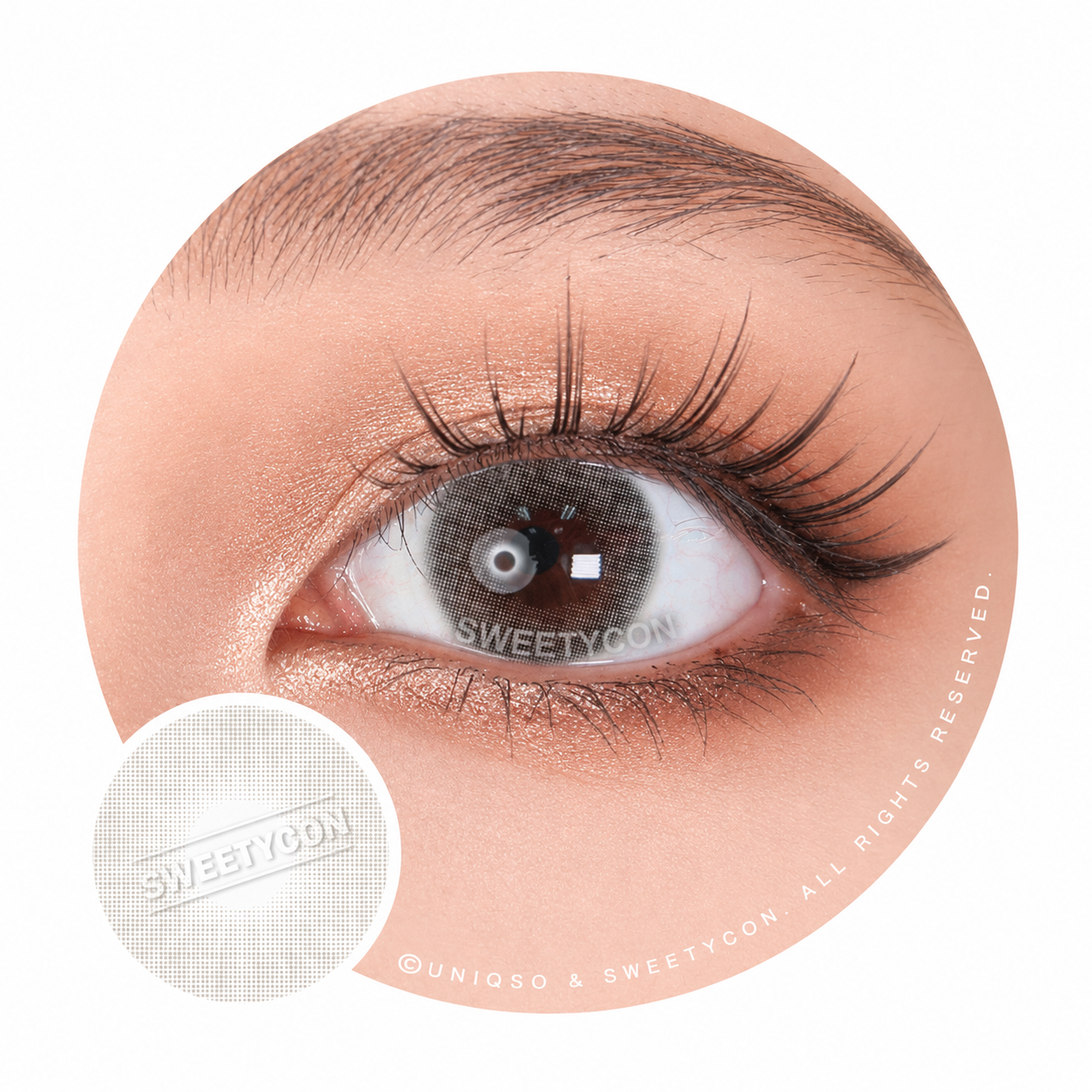 Sweety Hidrocor II Crystal (1 lens/pack)-Colored Contacts-SweetyCon