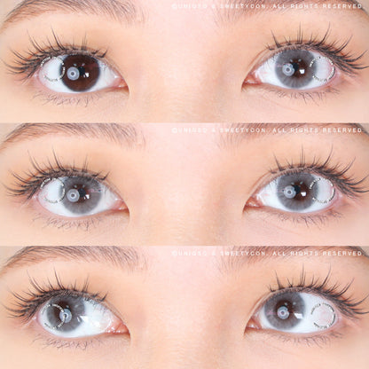 Sweety Hidrocor II Grey (1 lens/pack)-Colored Contacts-SweetyCon