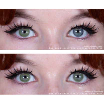 Sweety Hidrocor II Sky Grey (1 lens/pack)-Colored Contacts-SweetyCon