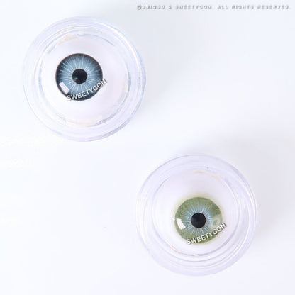 Sweety Hidrocor II Sky Grey (1 lens/pack)-Colored Contacts-SweetyCon