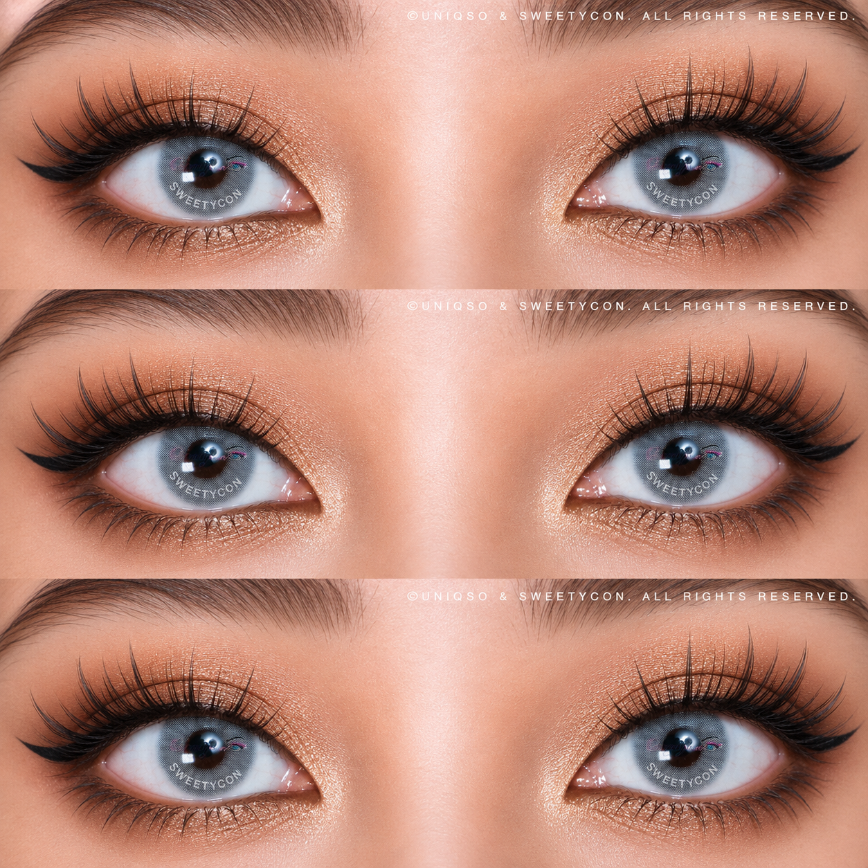 Sweety Hidrocor Icy Grey (1 lens/pack)-Colored Contacts-SweetyCon