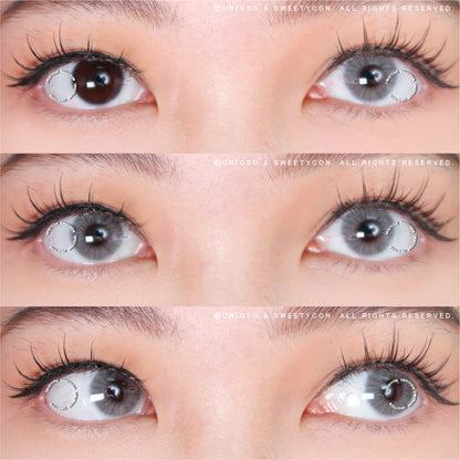 Sweety Hidrocor Icy Grey (1 lens/pack)-Colored Contacts-SweetyCon