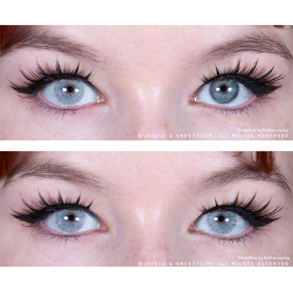 Sweety Hidrocor Icy Grey (1 lens/pack)-Colored Contacts-SweetyCon