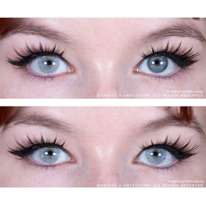 Sweety Hidrocor Icy Grey (1 lens/pack)-Colored Contacts-SweetyCon