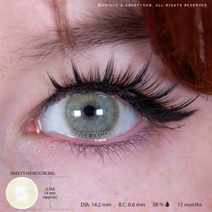 Sweety Hidrocor Mel (1 lens/pack)-Colored Contacts-SweetyCon