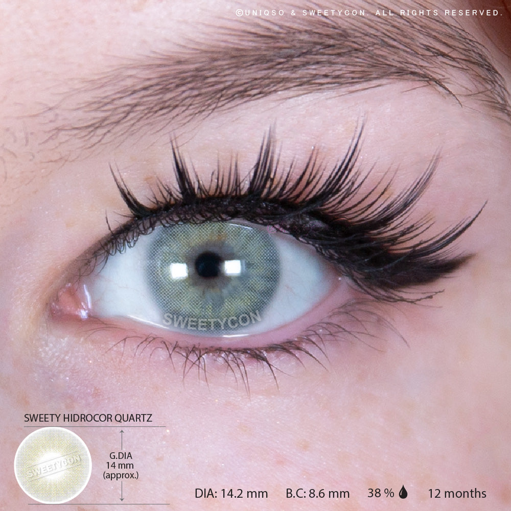 Sweety Hidrocor Quartz (1 lens/pack)-Colored Contacts-SweetyCon