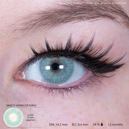 Sweety Hidrocor Topaz (1 lens/pack)-Colored Contacts-SweetyCon