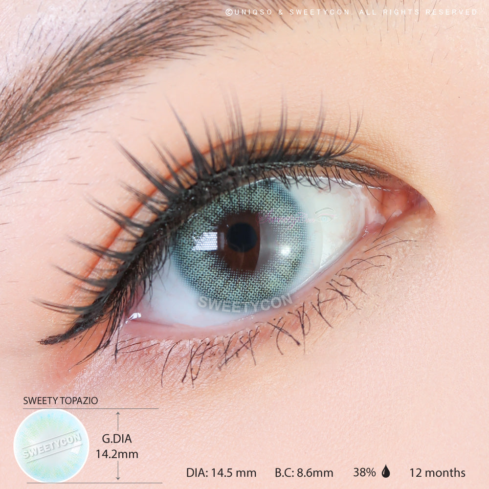 Sweety Hidrocor Topazio (1 lens/pack)-Colored Contacts-SweetyCon