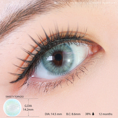 Sweety Hidrocor Topazio (1 lens/pack)-Colored Contacts-SweetyCon