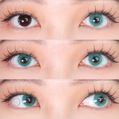 Sweety Hidrocor Verde (1 lens/pack)-Colored Contacts-SweetyCon