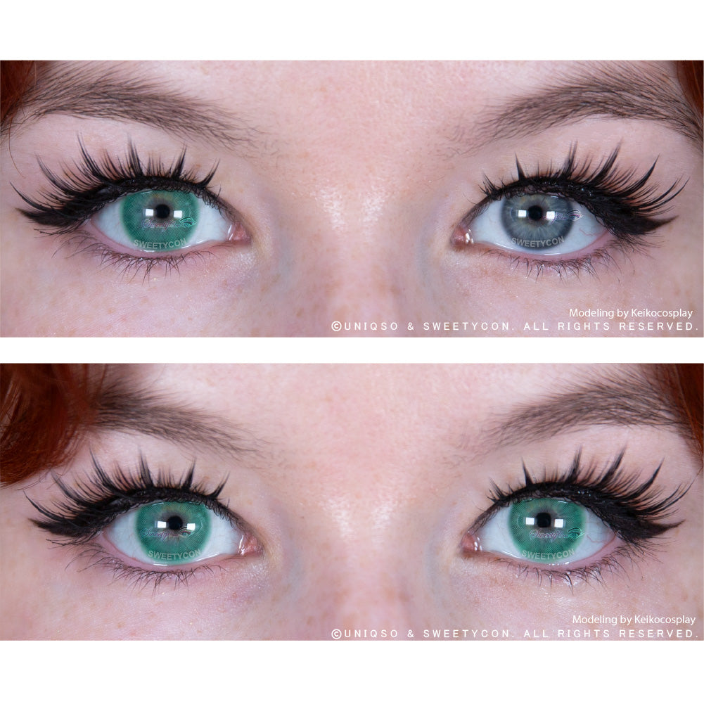 Sweety Hidrocor Verde (1 lens/pack)-Colored Contacts-SweetyCon