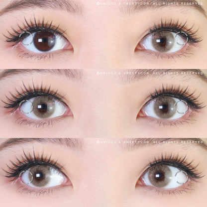Sweety Hiz Hidrocore Ocre (1 lens/pack)-Colored Contacts-SweetyCon