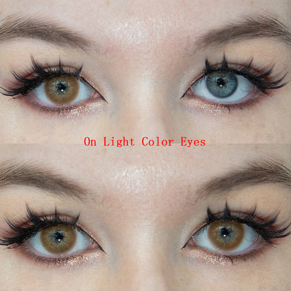 Sweety Love.S Brown (1 lens/pack)-Colored Contacts-SweetyCon