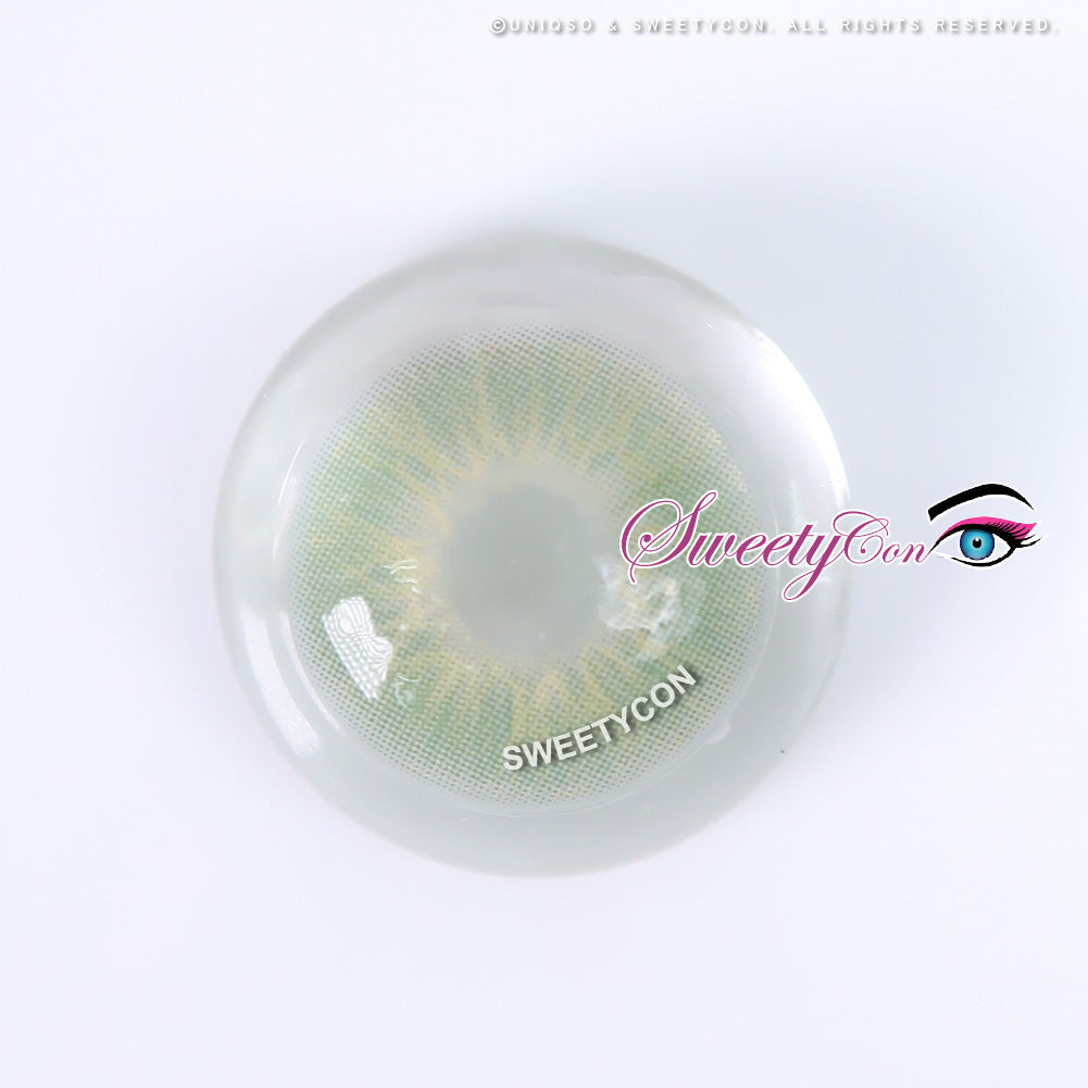 Sweety Love.S Green (1 lens/pack)-Colored Contacts-SweetyCon