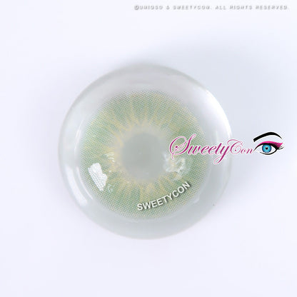 Sweety Love.S Green (1 lens/pack)-Colored Contacts-SweetyCon