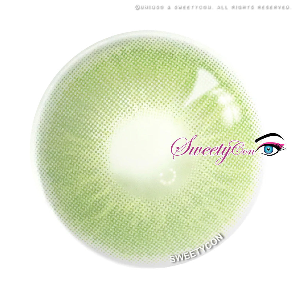 Sweety Love.S Green (1 lens/pack)-Colored Contacts-SweetyCon