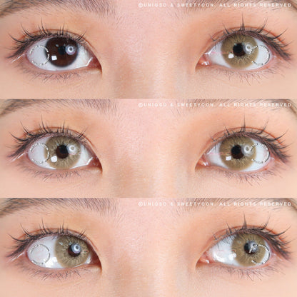 Sweety Love.S Grey (1 lens/pack)-Colored Contacts-SweetyCon