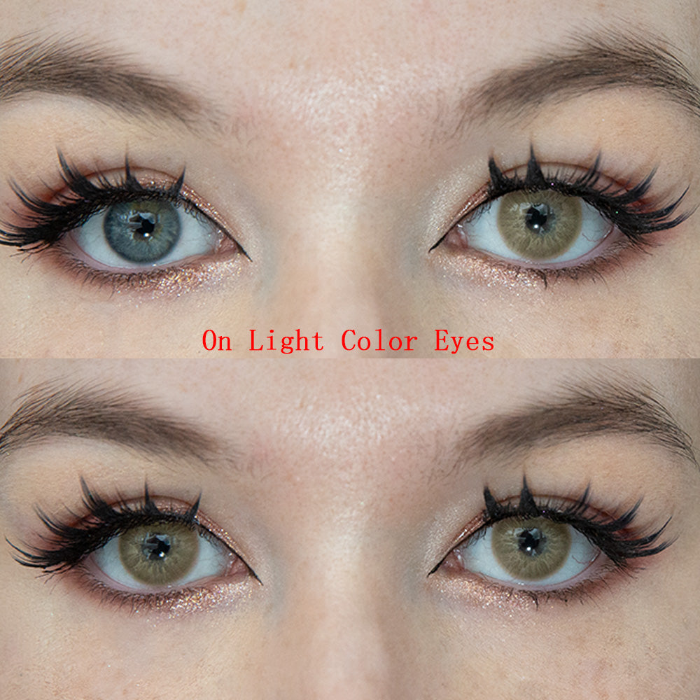 Sweety Love.S Grey (1 lens/pack)-Colored Contacts-SweetyCon