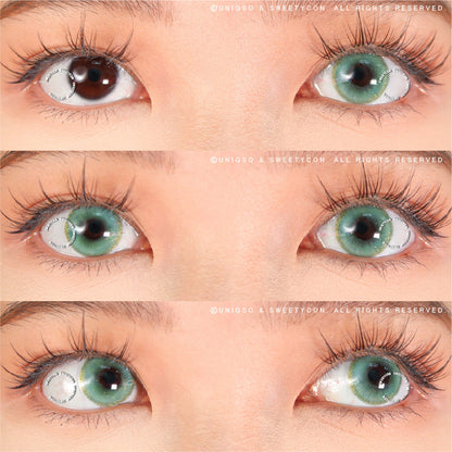 Sweety Lovejoy Green (1 lens/pack)-Colored Contacts-UNIQSO