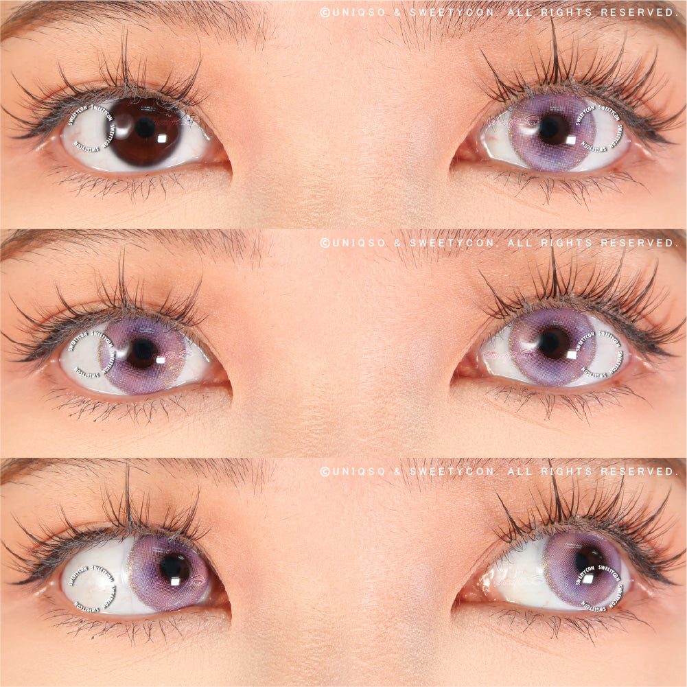 Sweety Lovejoy Violet (1 lens/pack)-Colored Contacts-SweetyCon