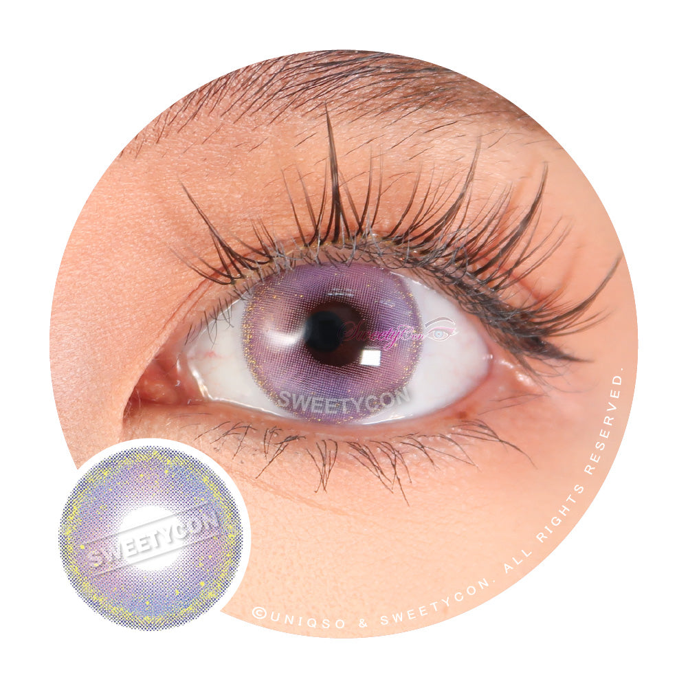 Sweety Lovejoy Violet (1 lens/pack)-Colored Contacts-SweetyCon