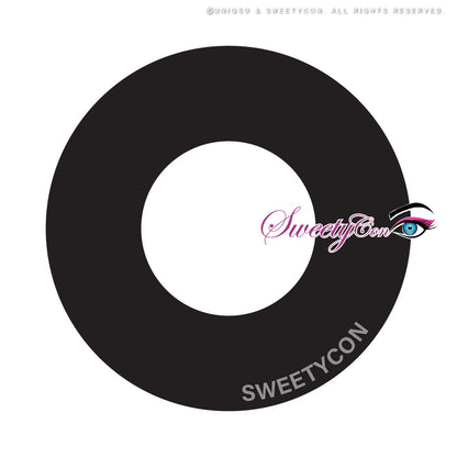 Sweety Magic Black 15mm (1 lens/pack)-Colored Contacts-SweetyCon
