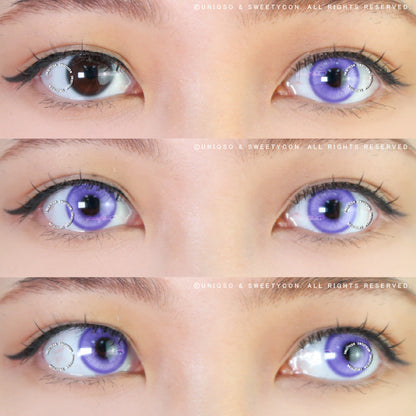 Sweety Magic Pop Blue Violet (1 lens/pack)-Colored Contacts-SweetyCon