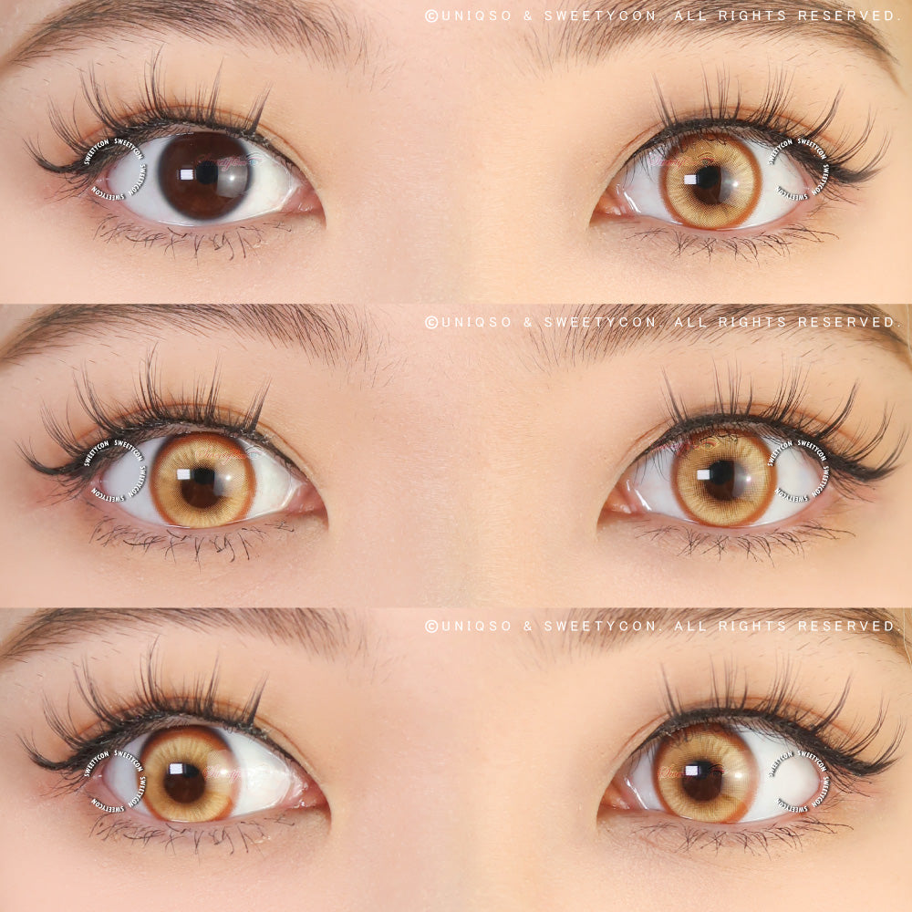Sweety Magic Pop Brown (1 lens/pack)-Colored Contacts-SweetyCon