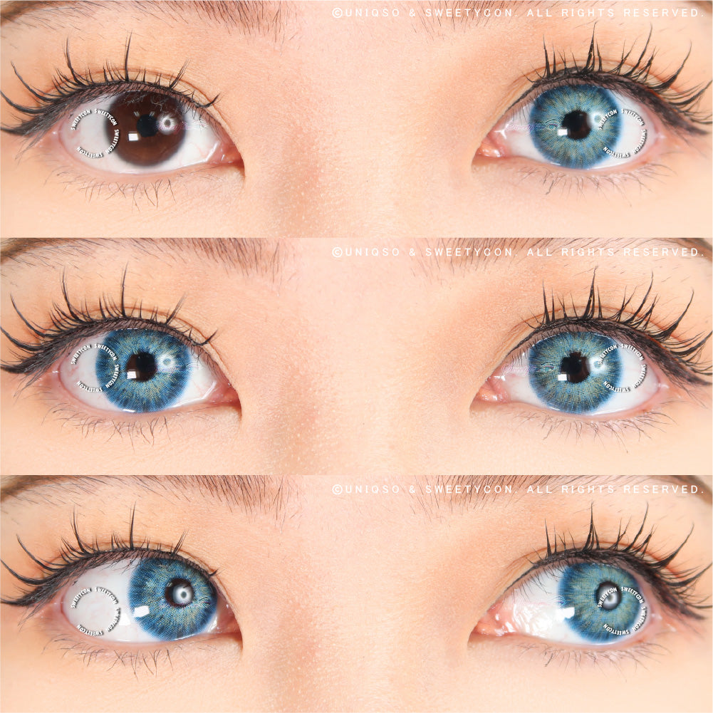 Sweety Magnificent Antarctic Blue (1 lens/pack)-Colored Contacts-SweetyCon