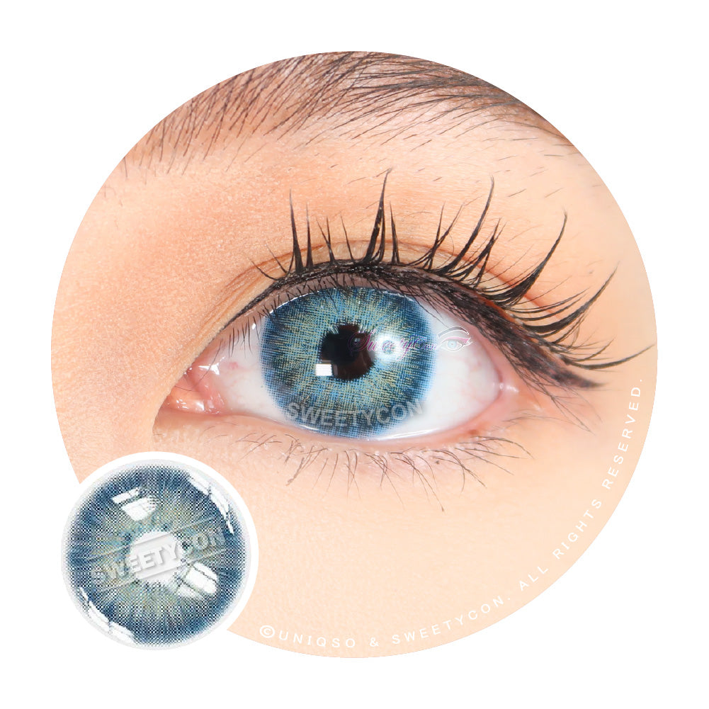 Sweety Magnificent Antarctic Blue (1 lens/pack)-Colored Contacts-SweetyCon