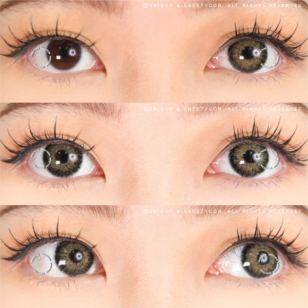 Sweety Magnificent Devils Triangle Black (1 lens/pack)-Colored Contacts-SweetyCon