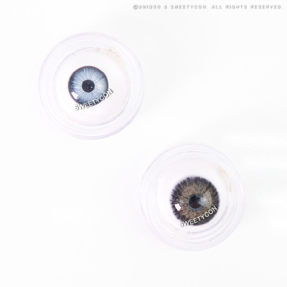 Sweety Magnificent Devils Triangle Black (1 lens/pack)-Colored Contacts-SweetyCon