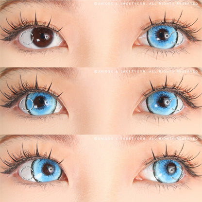 Sweety Mini Sclera Aquaman (1 lens/pack)-Mini Sclera Contacts-SweetyCon