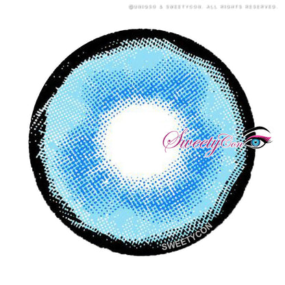 Sweety Mini Sclera Aquaman (1 lens/pack)-Mini Sclera Contacts-SweetyCon