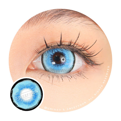 Sweety Mini Sclera Aquaman (1 lens/pack)-Mini Sclera Contacts-SweetyCon
