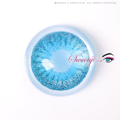 Sweety Mini Sclera Blue Devil (1 lens/pack)-Mini Sclera Contacts-SweetyCon