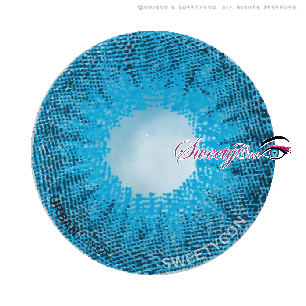 Sweety Mini Sclera Blue Devil (1 lens/pack)-Mini Sclera Contacts-SweetyCon