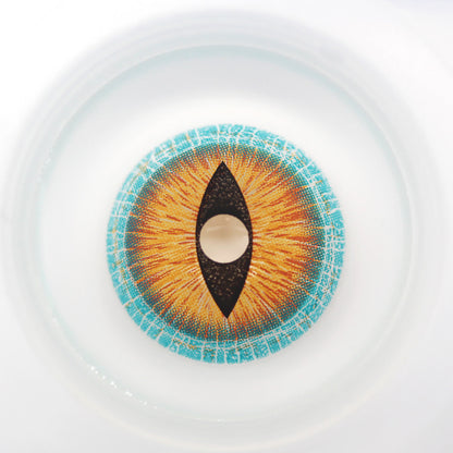Sweety Mini Sclera Brown Lizard (1 lens/pack)-Mini Sclera Contacts-SweetyCon