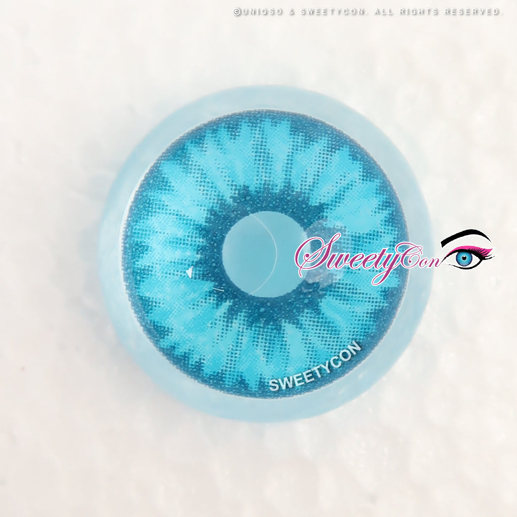 Sweety Mini Sclera Elf Blue (1 lens/pack)-Mini Sclera Contacts-SweetyCon