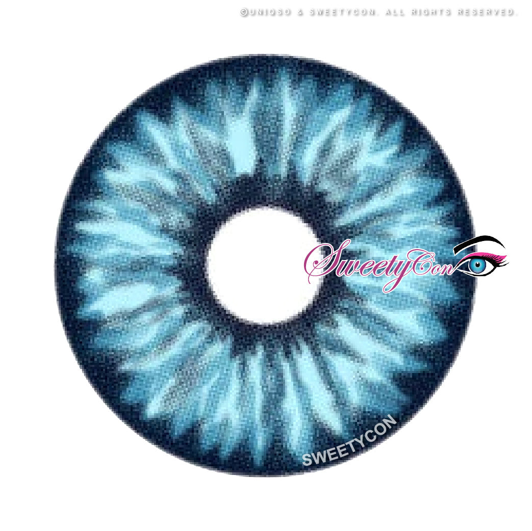 Sweety Mini Sclera Elf Blue (1 lens/pack)-Mini Sclera Contacts-SweetyCon