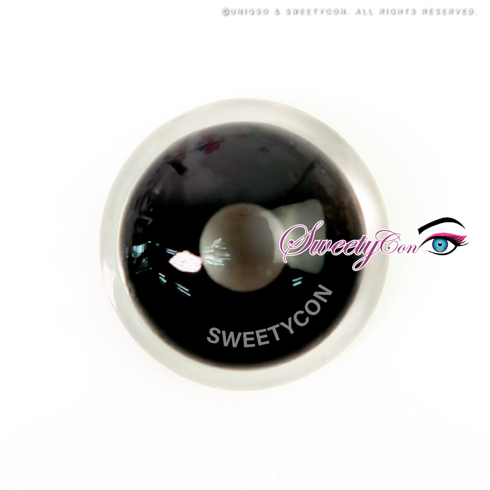Sweety Mini Sclera Lens Black Titan (1 lens/pack)-Mini Sclera Contacts-UNIQSO