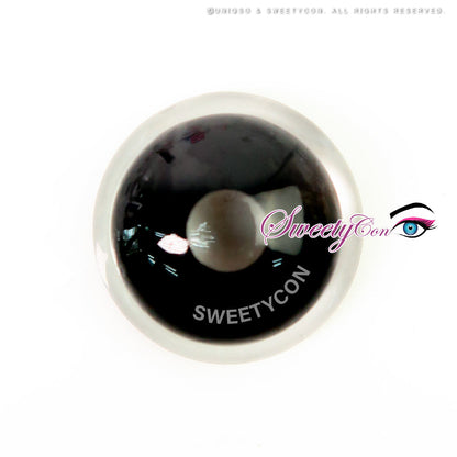 Sweety Mini Sclera Lens Black Titan (1 lens/pack)-Mini Sclera Contacts-UNIQSO