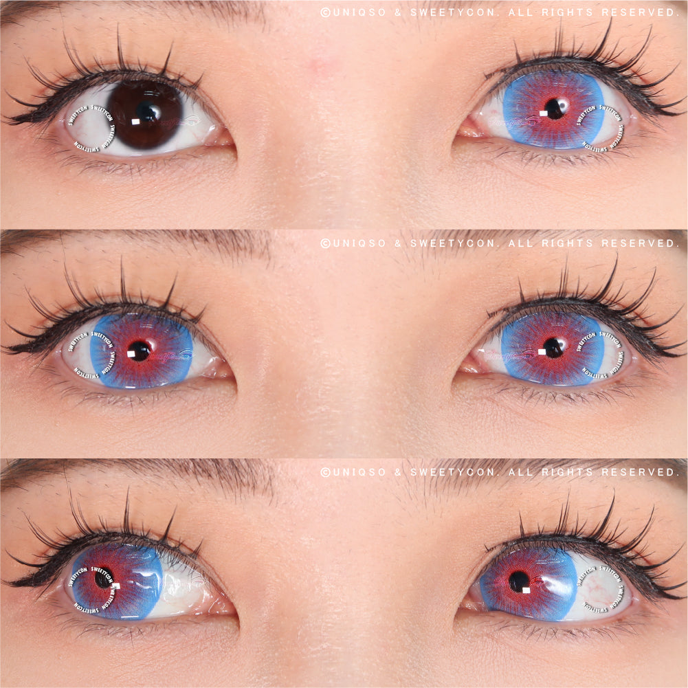 Sweety Mini Sclera Mystic Flame (1 lens/pack)-Mini Sclera Contacts-SweetyCon