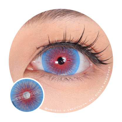 Sweety Mini Sclera Mystic Flame (1 lens/pack)-Mini Sclera Contacts-SweetyCon