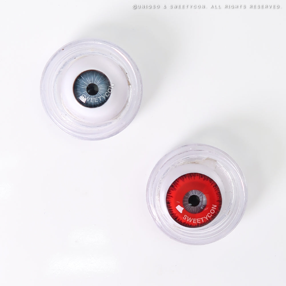 Sweety Mini Sclera Mystic Red (1 lens/pack)-Mini Sclera Contacts-SweetyCon