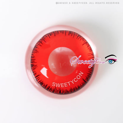 Sweety Mini Sclera Mystic Red (1 lens/pack)-Mini Sclera Contacts-SweetyCon